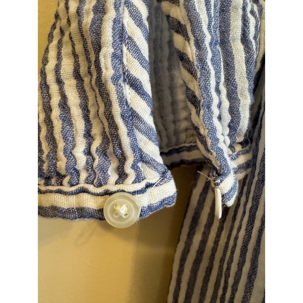 Beachlunchlounge dress Stripped 100% Cotton-with pockets-made in India - Picture 10 of 16